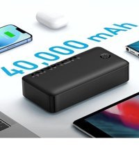 Sunix Powercore 25600 mAh Hızlı Şarj Micro Type C - USB Powerbank Siyah