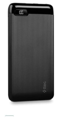 Ttec 1002Bb184S 20000 mAh Hızlı Şarj USB Powerbank Siyah