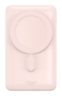 Baseus Mgsafe Overseas 10000 mAh Hızlı Şarj Mıknatıslı Type C Kablosuz Powerbank Pembe