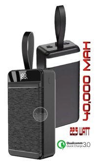 Prepare 40000 mAh Hızlı Şarj Dijital Göstergeli Micro Type C - USB Powerbank Siyah
