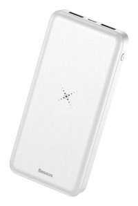 Baseus 10000 mAh Hızlı Şarj Micro USB Powerbank Beyaz