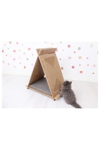 Femusa Oyuncaklı 55 cm Kedi Tırmalama Rampası