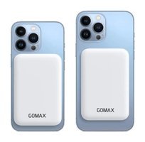 Gomax 10000 mAh Hızlı Şarj Mıknatıslı Micro USB Kablosuz Powerbank Beyaz