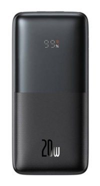 More TR Bipow Pro 10000 mAh Hızlı Şarj Dijital Göstergeli Type C - USB Powerbank Siyah