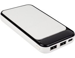 S-Link Lp-G2710 10000 mAh Hızlı Şarj Micro Type C - USB Powerbank Beyaz - Siyah
