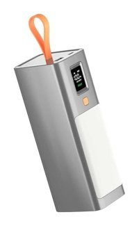 Xipin T133L 40000 mAh Hızlı Şarj Işıklı Micro Lightning - Type C - USB Powerbank Gri