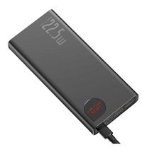 Baseus 10000 mAh Hızlı Şarj Dijital Göstergeli Type C Powerbank Siyah