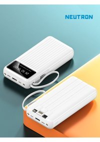 Neutron Ntl-Pb-23N4 20000 mAh Hızlı Şarj Micro Type C - USB Powerbank Beyaz
