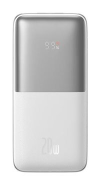 Baseus Bipow Pro Overseas 10000 mAh Hızlı Şarj Type C Powerbank Beyaz