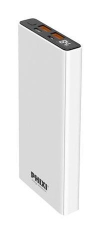 Phixi Force Qc2210 10000 mAh Hızlı Şarj Micro Type C - USB Powerbank Beyaz
