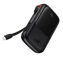 Baseus Q Pow Pro 10000 mAh Hızlı Şarj Dijital Göstergeli Type C Powerbank Siyah