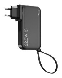 Wiwu Jc-23 10000 mAh Hızlı Şarj Lightning - Type C Powerbank Siyah
