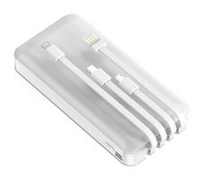 Concord C118 20000 mAh Hızlı Şarj Micro Lightning - Type C - USB Powerbank Beyaz