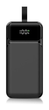 Deji 30000 mAh Hızlı Şarj Micro Type C - USB Powerbank Beyaz