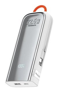 Mcdodo Mc-1160 10000 mAh Hızlı Şarj Type C - USB Powerbank Gümüş