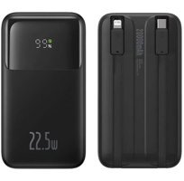 Baseus Comet Series 20000 mAh Hızlı Şarj Dijital Göstergeli Type C Powerbank Siyah