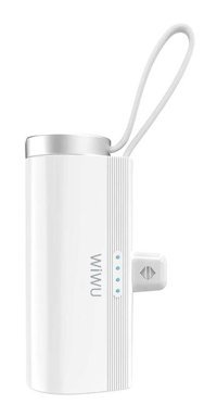 Wiwu Wi-W026 5000 mAh Hızlı Şarj Type C Powerbank Beyaz