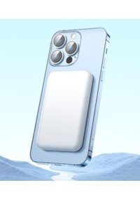 Coverzone 5000 mAh Mıknatıslı Type C Kablosuz Powerbank Beyaz