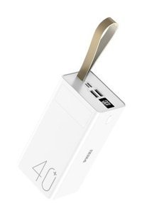Phixi Force P40 40000 mAh Hızlı Şarj Mini USB Powerbank Beyaz