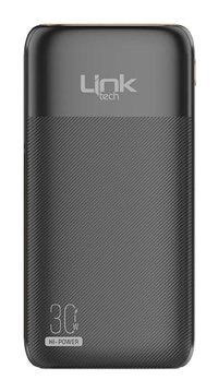 Linktech Pd23 20000 mAh Hızlı Şarj Type C - USB Powerbank Siyah