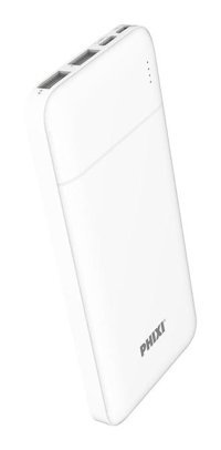 Phixi Basic P10 10000 mAh Micro Type C - USB Powerbank Beyaz