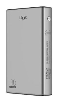 Linktech P130 20000 mAh Hızlı Şarj Type C - USB Powerbank Gri