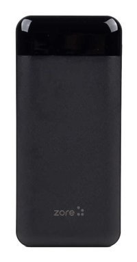 Zore Zr-Pw01 10000 mAh Hızlı Şarj Micro Type C - USB Powerbank Siyah