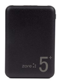 Zore Zr-Pw04 5000 mAh Hızlı Şarj Işıklı Micro Type C - USB Powerbank Siyah