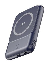 Sunix Pb29 6000 mAh Hızlı Şarj Mıknatıslı Micro Type C - USB Powerbank Siyah