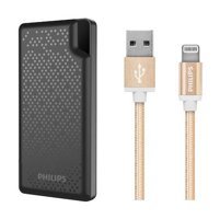 Philips Dlp2010Nb/62 10000 mAh Hızlı Şarj Micro Type C - USB Powerbank Rose - Siyah