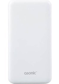 Asonic As-P10 10000 mAh Hızlı Şarj Mini USB Powerbank Beyaz
