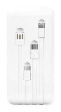 Powerway Tx23 20000 mAh Hızlı Şarj Dijital Göstergeli Micro USB - Lighthing - Type C Powerbank Beyaz