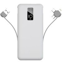 Nüanstek Bilishi Pw05 10000 mAh Hızlı Şarj Micro Type C - USB Powerbank Beyaz