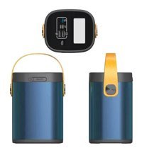 KılıfFuarı B-12 Qc 3.0 60000 mAh Güneş Enerjili Hızlı Şarj Micro Lightning - Type C - USB Powerbank Mavi