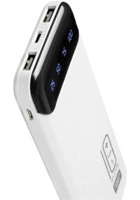 Powerway Tx-10 10000 mAh Hızlı Şarj Mını USB Powerbank Beyaz