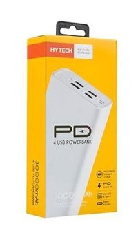 Hytech 30000 mAh Micro Type C - USB Powerbank Beyaz