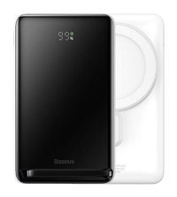 Baseus 10000 mAh Hızlı Şarj Mıknatıslı Type C Kablosuz Powerbank Beyaz