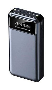 Sunix Pb41 24000 mAh Hızlı Şarj Type C - USB Powerbank Beyaz - Siyah