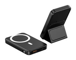 Ally 10000 mAh Hızlı Şarj Mıknatıslı Mini USB Powerbank Siyah