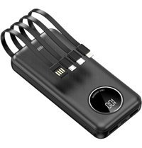 Phixi Force P21 20000 mAh Hızlı Şarj Lightning - Type C Powerbank Siyah