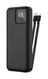 Wiwu Jc-18 10000 mAh Hızlı Şarj Lightning - Type C Powerbank Siyah