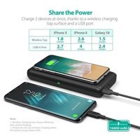 Ravpower 10400 mAh Hızlı Şarj Mını USB Powerbank Siyah