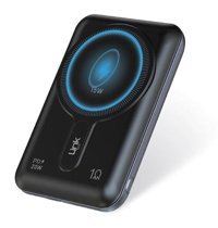 Linktech Wp22 10000 mAh Hızlı Şarj Mıknatıslı Micro Type C - USB Powerbank Siyah