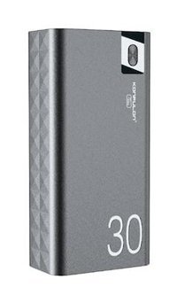 Peeq A19 30000 mAh Hızlı Şarj Micro Type C - USB Powerbank Siyah