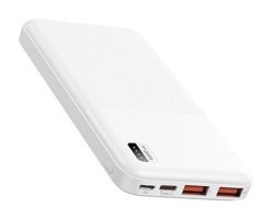 Xipin Px721 10000 mAh Hızlı Şarj Micro Lightning - Type C - USB Powerbank Beyaz