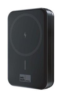 Nettech Nt-Pw20 10000 mAh Hızlı Şarj Mıknatıslı Type C - USB Powerbank Siyah