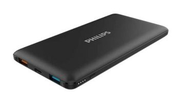 Philips Dlp1010C 10000 mAh Hızlı Şarj Micro Type C - USB Powerbank Siyah