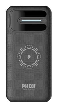 Phixi Basic Pw11 10000 mAh Mıknatıslı Micro Type C - USB Powerbank Siyah