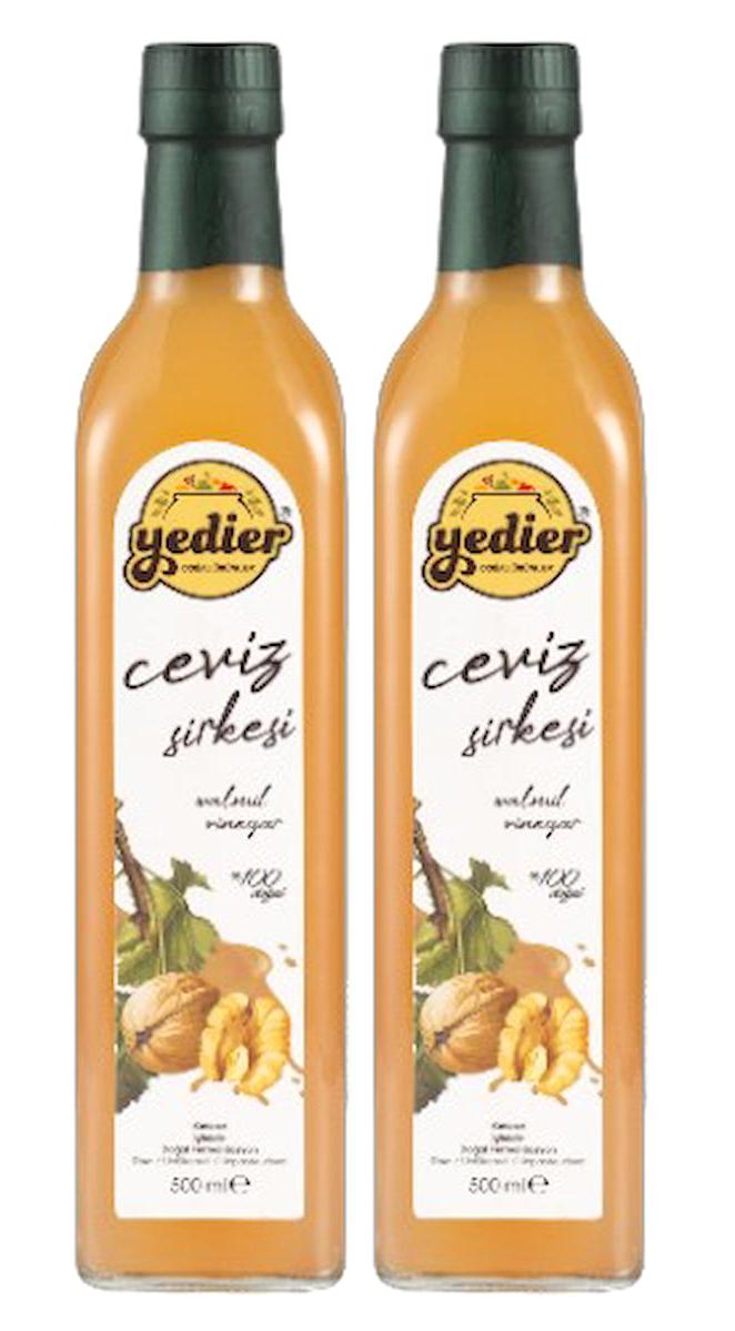 Yedier Doğal Fermente Ceviz Sirke 2x500 ml