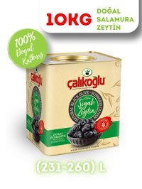 Çalıkoğlu Salamura Gemlik Siyah Zeytin Teneke 10 kg